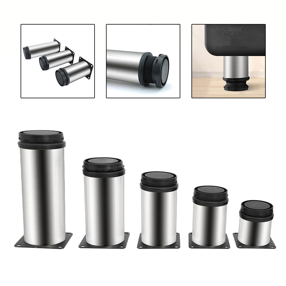 ステンレス鋼家具脚調節可能なテーブル足交換キャビネットソファ - Furniture Hardware Screws のレビューと価格