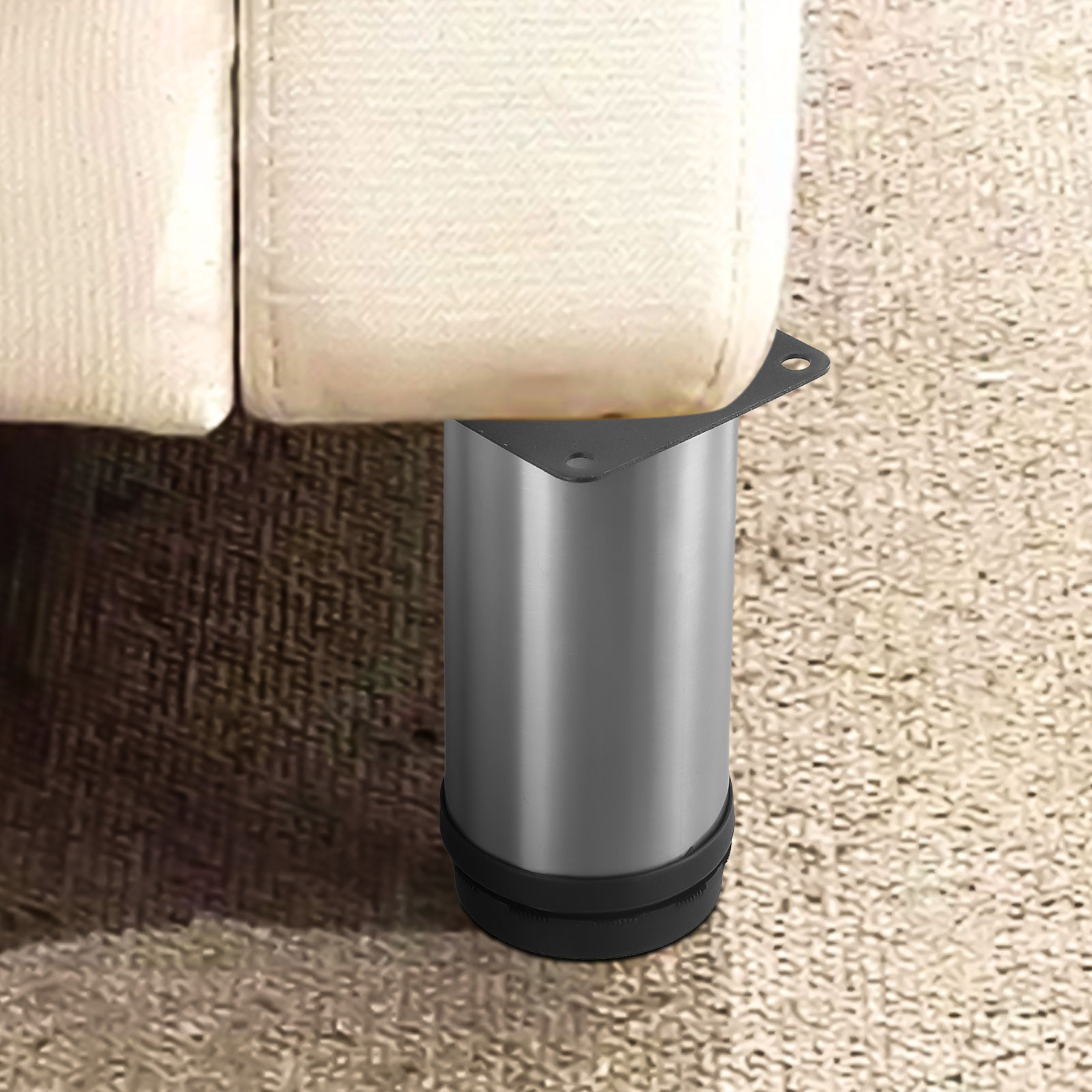 ステンレス鋼家具脚調節可能なテーブル足交換キャビネットソファ - Furniture Hardware Screws のレビューと価格