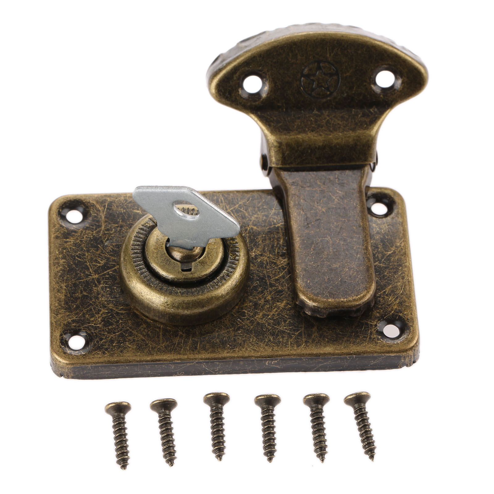 ヴィンテージ家具ハードウェアアンティークボックスラッチ装飾掛 - Furniture Hardware Screws のレビューと価格