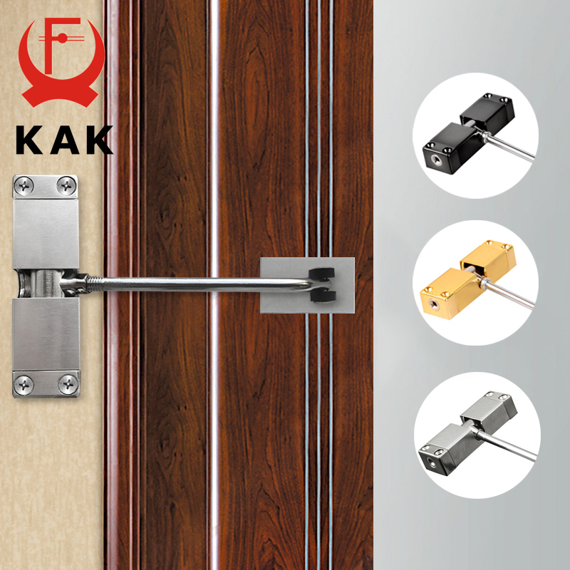 Kak-自動ドアクローザー,ステンレス鋼,調整可能な速度,最 - Furniture Hardware Black のレビューと価格