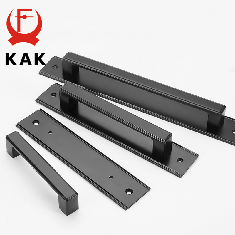 Kak-室内ドア,寝室,キッチン,家具用の黒いアルミニウム合 - Furniture Hardware Black のレビューと価格