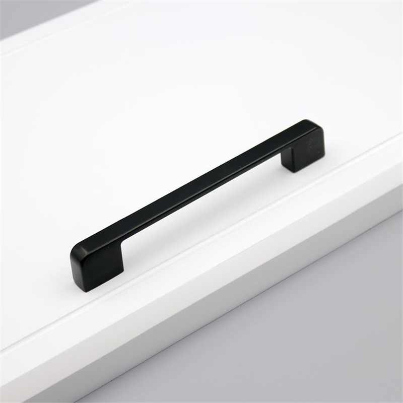 KK&FING アメリカンスタイルブラックアルミニウムキャビ - Furniture Hardware Black のレビューと価格