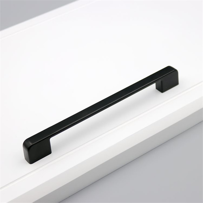 KK&FING アメリカンスタイルブラックアルミニウムキャビ - Furniture Hardware Black のレビューと価格