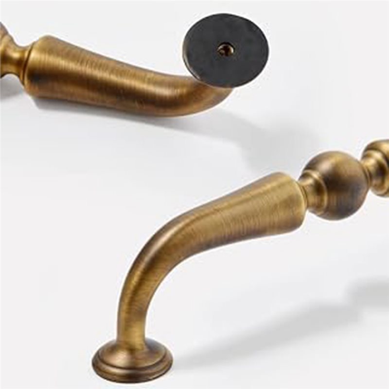 ABSJ-真鍮製キャビネットプルハンドル、ヴィンテージスタイ - Furniture Hardware Paint のレビューと価格