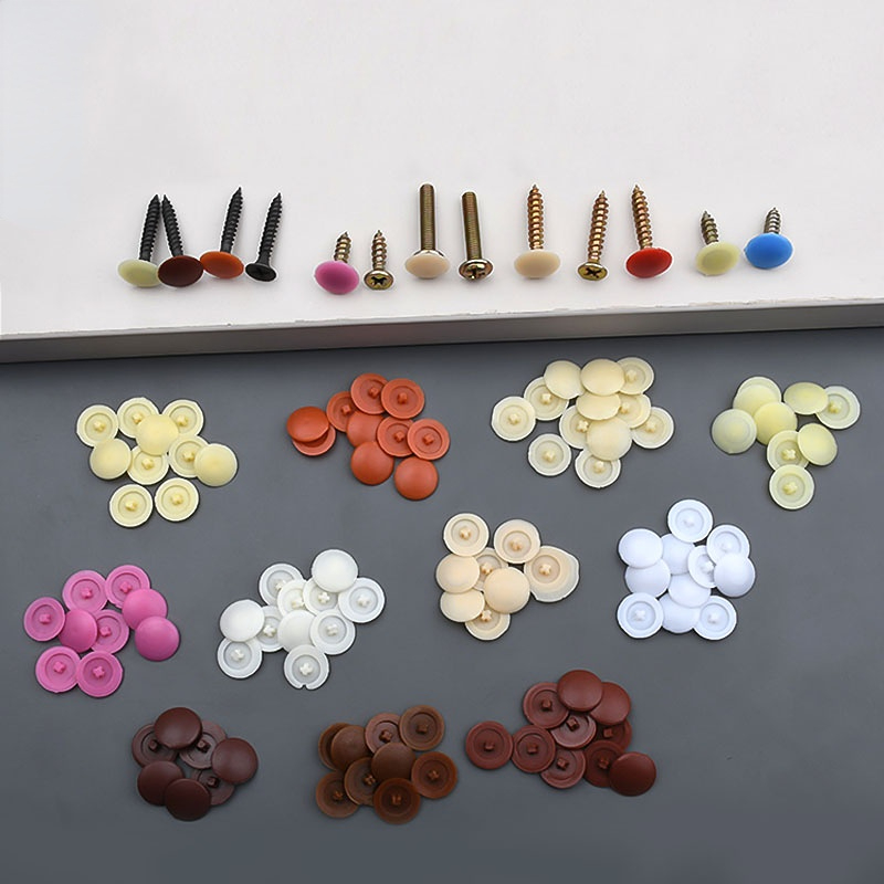 100/500/1000 個プラスチック製スクリューキャップ - Furniture Hardware Screws のレビューと価格