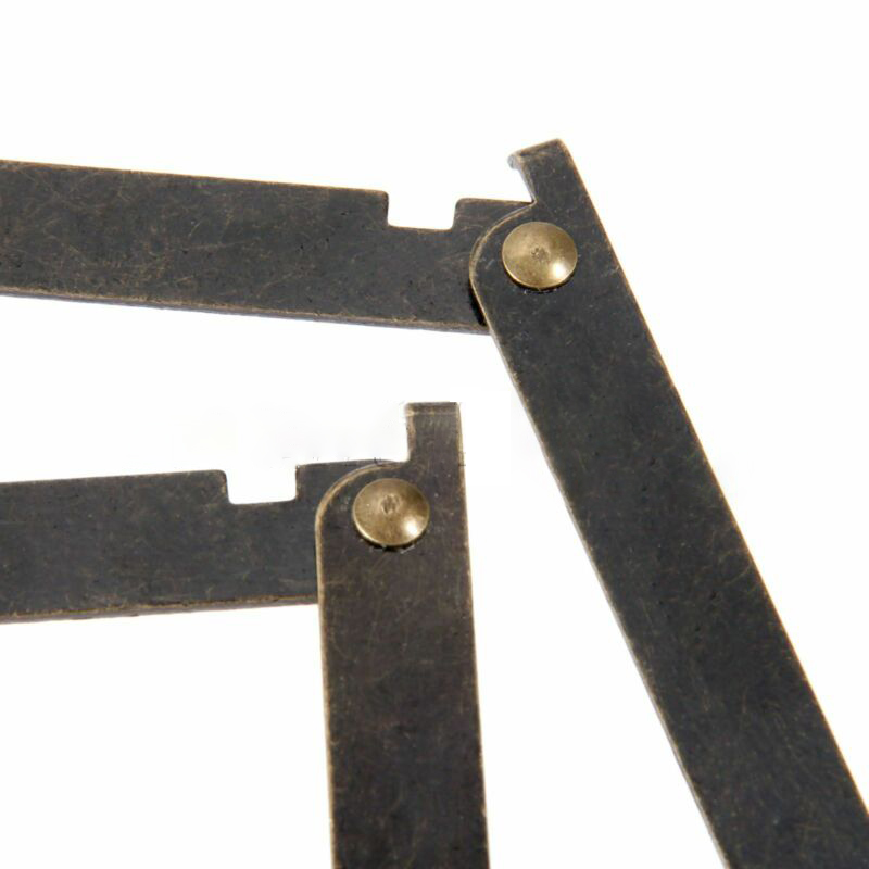2PC アンティークブロンズ蓋サポートヒンジキッチンキャビネ - Furniture Hardware Screws のレビューと価格