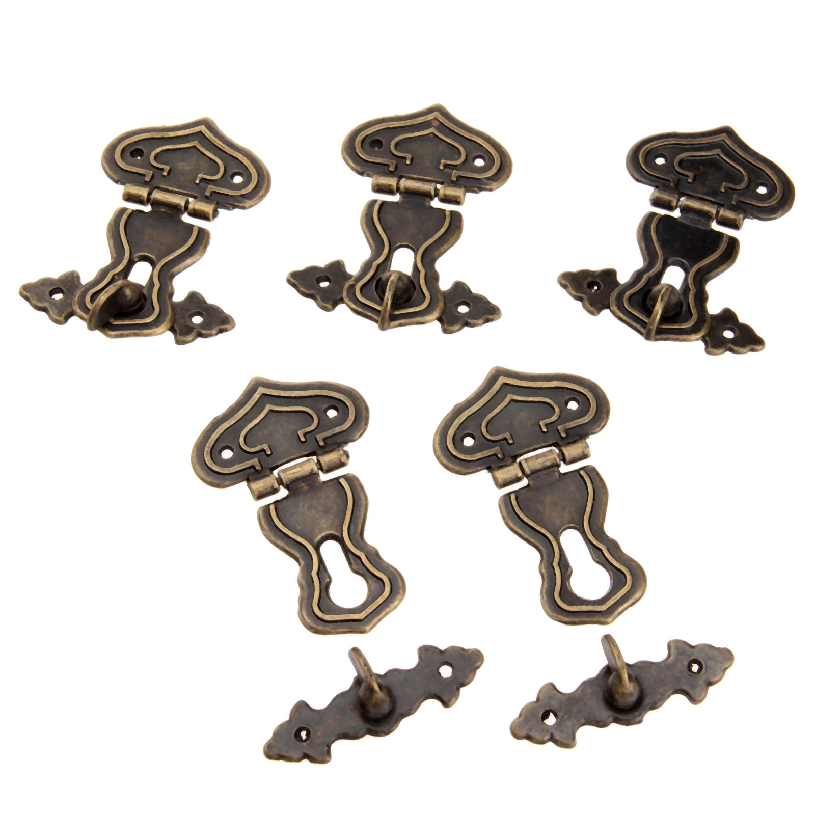 アンティーク金属装飾フック,63x47mm,5個,階段,木製 - Furniture Hardware Screws のレビューと価格