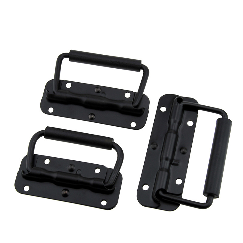 1 個黒荷物スプリングハンドル折りたたみハンドルツールボック - Furniture Hardware Black のレビューと価格