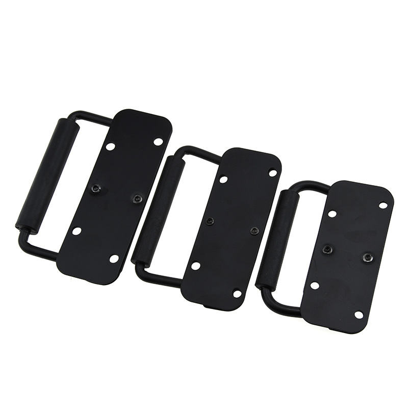 1 個黒荷物スプリングハンドル折りたたみハンドルツールボック - Furniture Hardware Black のレビューと価格