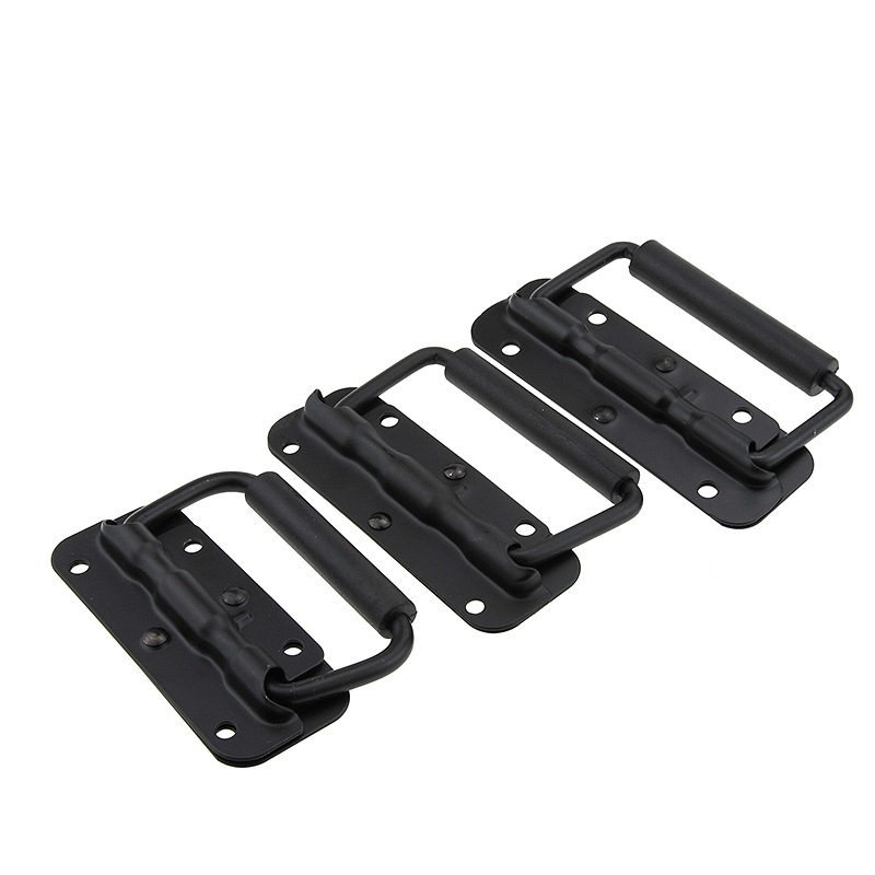 1 個黒荷物スプリングハンドル折りたたみハンドルツールボック - Furniture Hardware Black のレビューと価格