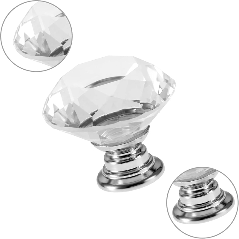 6 個のキャビネットノブネジ付き 30 ミリメートルラウンド - Furniture Hardware Screws のレビューと価格
