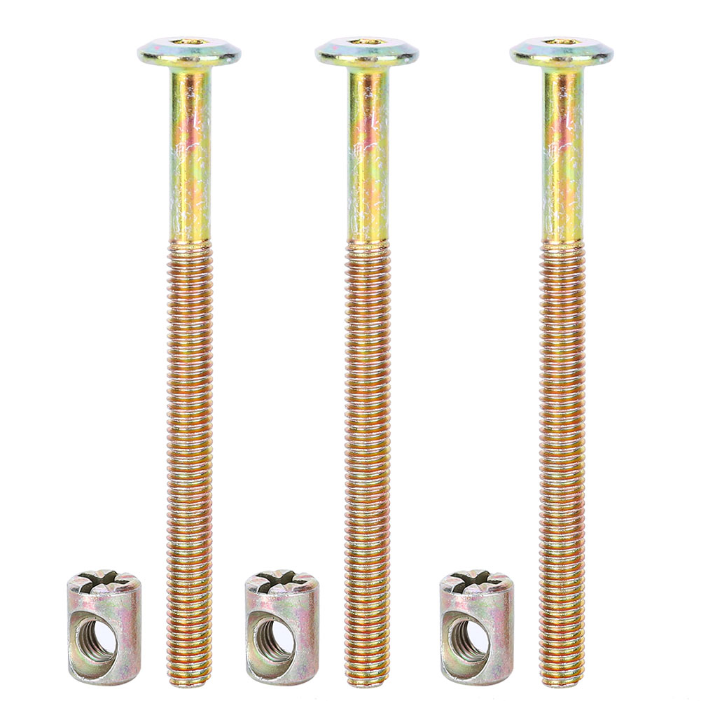 家具コネクター 家具ファスナー M6 炭素鋼製家具ボルト バ - Furniture Hardware Screws のレビューと価格