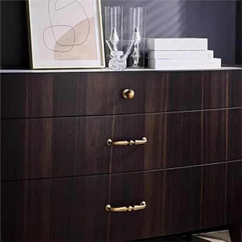 DTEN-真鍮製キャビネットプルハンドル、ヴィンテージスタイ - Furniture Hardware Paint のレビューと価格